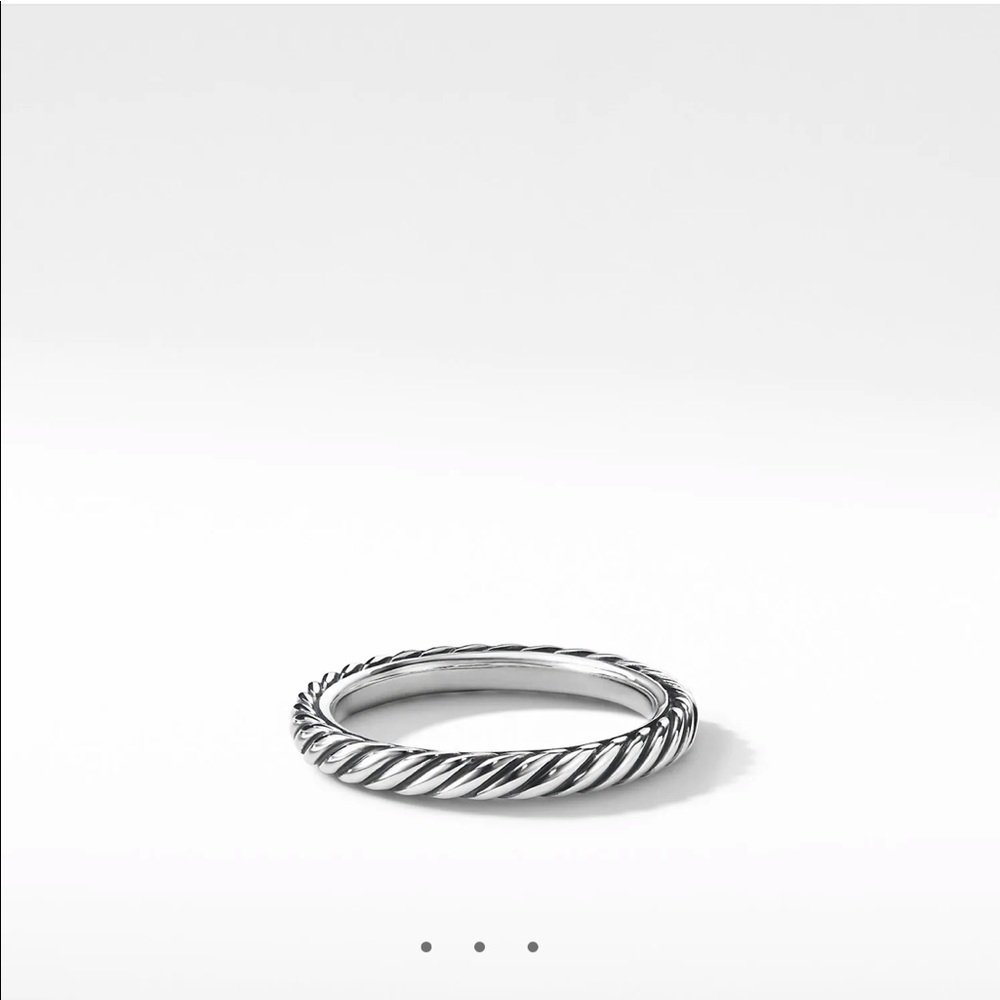 David Yurman cable collectibles band ring; size 8